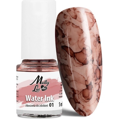 MollyLac ART Water Ink Akvarelová farba na zdobenie č. 1, 5ml