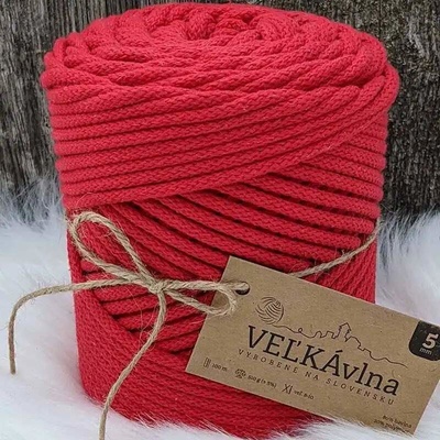 Velká vlna Špagát 5mm Vlčí mák