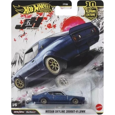 Mattel Hot Wheels: Автомобилна култура умалък модел - Nissan Skyline 2000GT-R LBWK (JKF11)