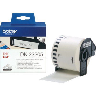 Brother DK-22205 popisovacia páska biela 62mmx30,48m