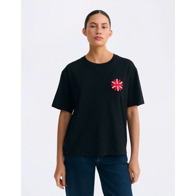 Thinking MU Patched Sunny Lucia Tee BLACK