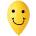 Party4U Smiley balloon 30 cm 10 pcs