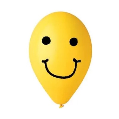 Party4U Smiley balloon 30 cm 10 pcs