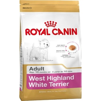Image 1 of Royal Canin Royal Canin West Highland White Terrier Adult Храна за кучета, суха, за Уест Хайленд Уайт Териер, за възрастни, с царевица и птиче, 3 kg