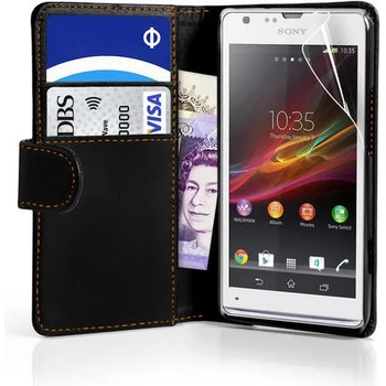 Sony Xperia SP Wallet Калъф + Скрийн Протектор