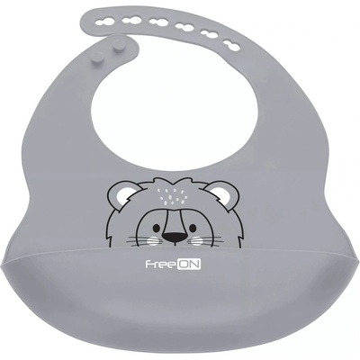 Freeon Силиконов лигавник Freeon - Лъв, сив (49430)