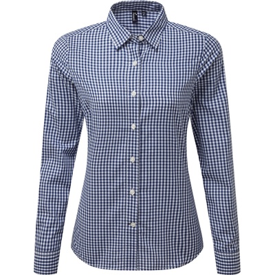 Premier Workwear Dámska košeľa s dlhým rukávom PR352 Navy