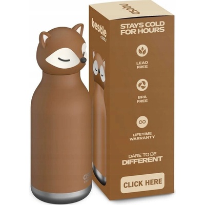 Asobu Bestie termoska Bottle 460 ml líška