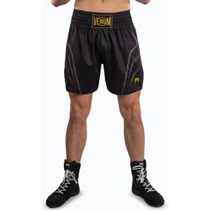 Venum Мъжки боксьорски шорти Venum Streamline Boxing black/gold
