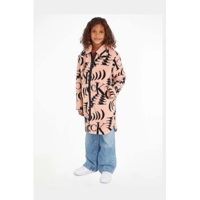 Calvin Klein Jeans detský kabát ružová
