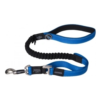 Rogz - Control Lead Shock Absorbing Bungee XL -Повод за кучета с контрол срещу рязко дърпане 1.2 метра / 25 мм. / син