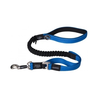 Rogz - Control Lead Shock Absorbing Bungee XL -Повод за кучета с контрол срещу рязко дърпане 1.2 метра / 25 мм. / син