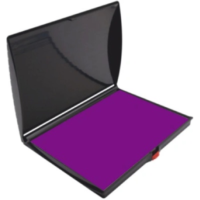 Shiny Poduška pre drevené pečiatky fialová 17,8 x 12,8 cm