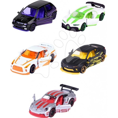 Majorette Autíčka Limited Edition 10 Giftpack 5 Pieces kovová délka 7,5 cm sada 5 druhů