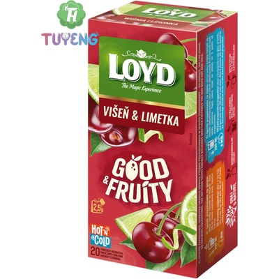 Loyd čaj Good & Fruity Višeň & Limetka 20 x 2,5 g