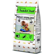 Chat & Chat Expert Adult Sterilized s drůbežím masem 2 kg