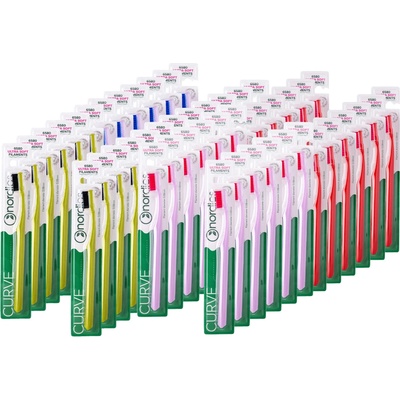 Nordics Curve Ultra Soft zubná kefka 48 ks