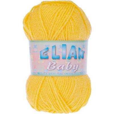 Pletací příze Elian Baby 2857 - žlutá