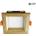 APLED - LED Лампа SQUARE WOODLINE LED/3W/230V 4000K 9x9 см бор масивнo дървo (AP0201)
