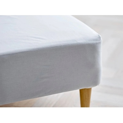 Södahl Бял еластичен чаршаф от органичен памук 180x200 cm Calm - Södahl (15594)