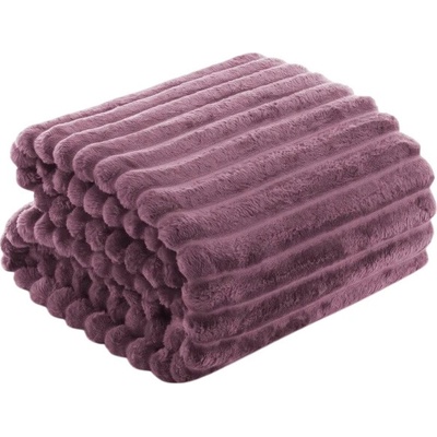 Posteloholici 1273135 Hřejivá deka z mikrovlákna Nuvio fialová 200x220