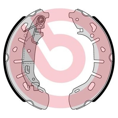 BREMBO Sada brzdových čeľustí S59531