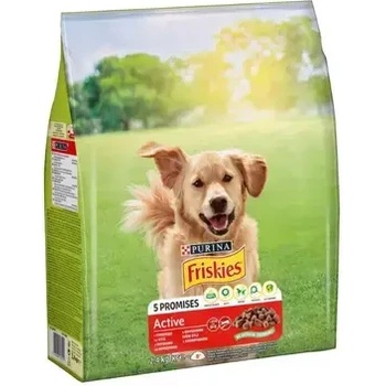 Purina Friskies Active с говеждо - Суха храна за активни кучета в зряла възраст 10кг