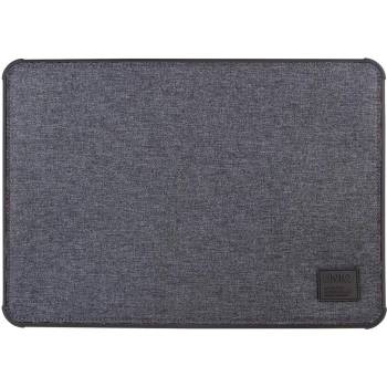 Uniq Dfender Sleeve - качествен удароустойчив калъф за MacBook Pro 16 (2019-2021), Macbook Pro 15 (2016-2019) и лаптопи до 16 инча (сив)