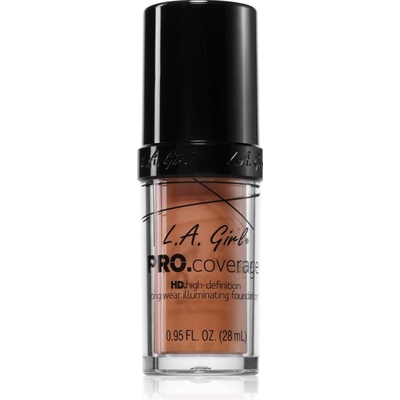 L. A. Girl Cosmetics PRO. Coverage озаряващ течен фон дьо тен цвят Sand 28ml
