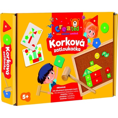 Created korková zatĺkačka s doplnkami
