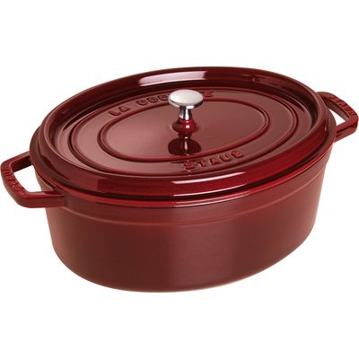 Staub Съд за готвене La Cocotte овален чугунен 2, 35 л гренадин (40500-233-0)