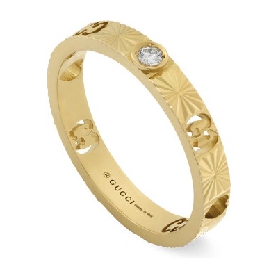 Gucci Zlatý Prsten Icon s Diamantem YBC727892002 2011623