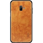 MOFI Samsung J6 Plus MOFI силиконов калъф за телефон с ефект на кожа, КАФЯВ (GP-83089)