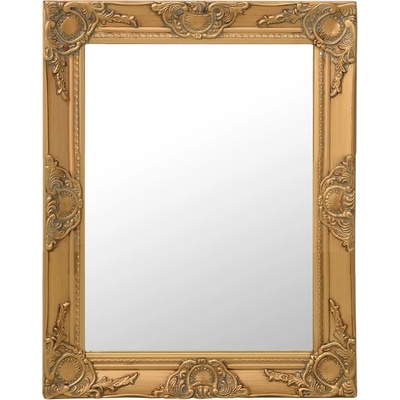 vidaXL Стенно огледало, бароков стил, 50x60 см, златисто (320317)
