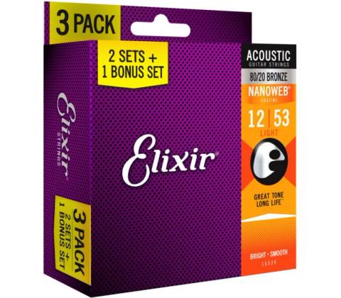 Elixir 16539 3-PACK