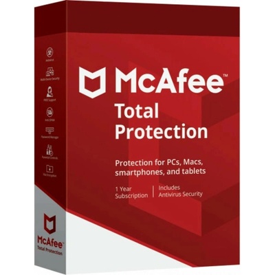 McAfee Total Protection 10 lic. 1 rok (MTP-1Y10D)