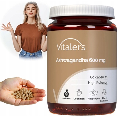 Vitaler's Ashwagandha 9% 600 mg 60 kapsúl