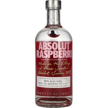 Absolut Raspberri 38% 0,7 l (čistá fľaša)