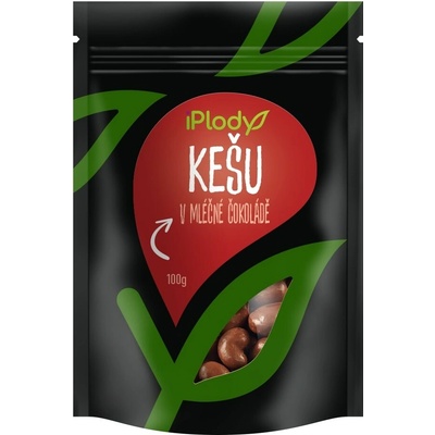 iPlody Kešu ořechy v mléčné čokoládě 100 g