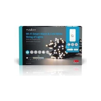 Nedis SmartLife LED Wi-Fi Teplá až studená biela 50 LED 5 m Android IOS WIFILX02W50