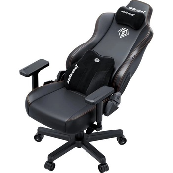 Anda Seat Kaiser 3E XL Black PVC геймърски стол (AD23YC-XL-08-B-PV/C-B01)