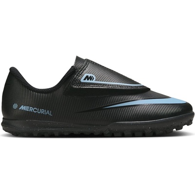 Nike Детски футболни стоножки Nike Mercurial Vapour 16 Club Childrens Astro Turf Football Boots - Black/Blue