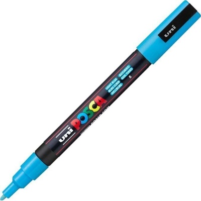 uni PC-3M Химикалка 0, 9 - 1, 3 mm 08 Light Blue 1 бр (60.1308)