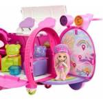 Mattel Pink rainbow plane Barbie Extra Fly Minis pilot doll ZA5092