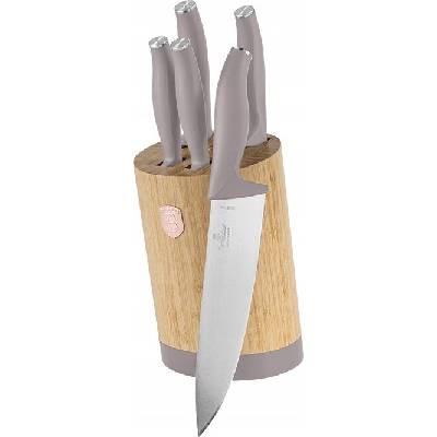 Berlinger Haus Sada nožů v bloku Taupe 5 ks