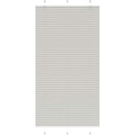 vidaXL Плисирана щора Светло сиво 110x200 cm Ширина на плата 109, 4 cm (4015366)