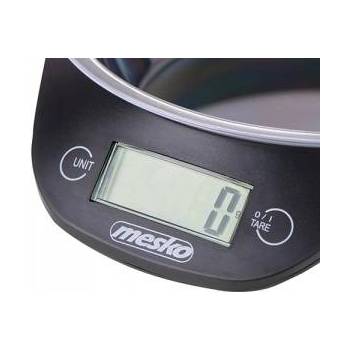 Mesko Kitchen scale with a bowl MS 3164 Maximum weight (capacity) 5 kg, Graduation 1 g, Display type LCD, Black