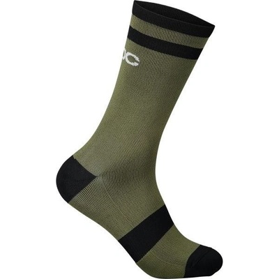 POC ponožky Lure MTB Sock Long Epidote Green/Uranium Black