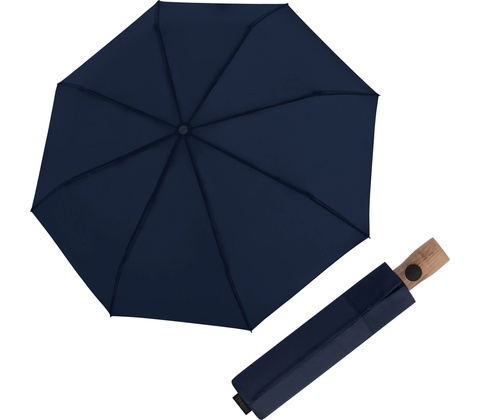 Knirps Timber Duomatic navy