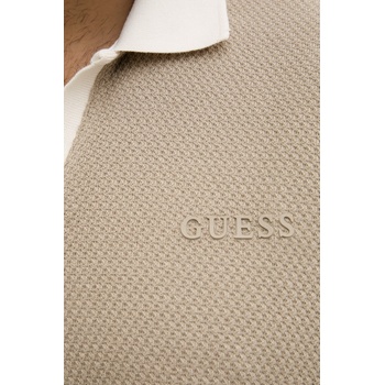 Guess тениска с яка мъжка памучна JHONNY (Z6GP05.K3208)